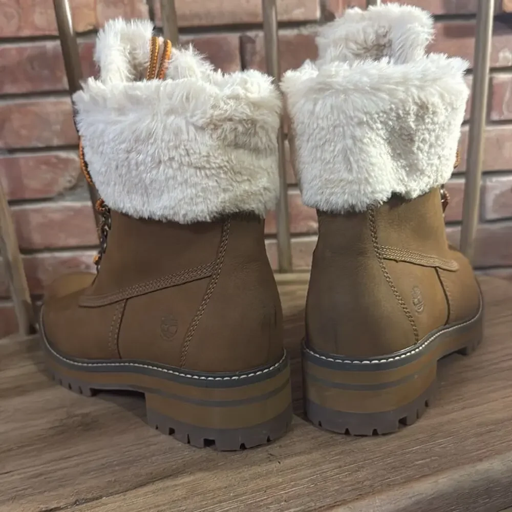 NEW Timberland Valley Brown Leather Boots Women's Size 9